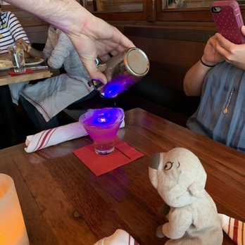 Von's 1000Spirits - #WCW Cocktail - almost fully "lit" - New American Near Me - Seattle, Washington