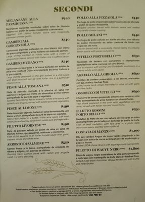 Menu photo 2 Porto Bello Puerto Vallarta, JAL