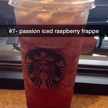 Starbucks - This is a passion iced tea blended like a frappe with raspberry added. - Coffee & Tea Near Me - Hermitage, Tennessee Starbucks - This is a passion iced tea blended like a frappe with raspberry added. - Coffee & Tea Near Me - Hermitage, Tennessee
