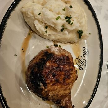 The Top Steakhouse - Pork chop and mashed potatoes - Steakhouses Near Me - Columbus, Ohio The Top Steakhouse - Pork chop and mashed potatoes - Steakhouses Near Me - Columbus, Ohio