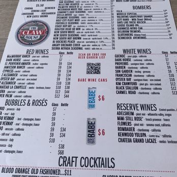 The Claw House - Menu - Seafood Near Me - Murrells Inlet, South Carolina The Claw House - Menu - Seafood Near Me - Murrells Inlet, South Carolina