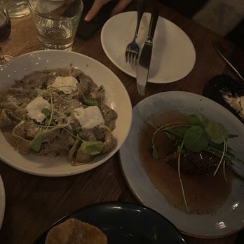 Firefly - mushroom parpardelle and steak frites - New American Near Me - Studio City, California