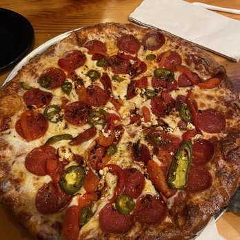 Duffy's Garage & Grille - Hot honey pizza - Pizza Near Me - Petoskey, Michigan Duffy's Garage & Grille - Hot honey pizza - Pizza Near Me - Petoskey, Michigan