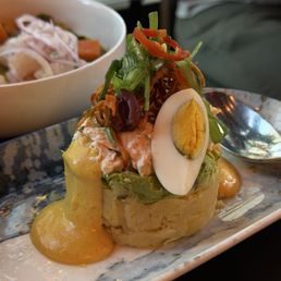 Forgot the name but it's a cold potato dish!
