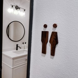 SunStar Alaska - Upstairs and DownStairs Bathroom all are clearly marked and have bidet toilets as well as amenities.