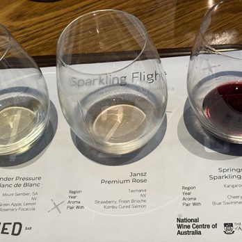 National Wine Education & Training Centre - Sparkling flight - Restaurants Near Me - Adelaide, SA