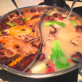 Happy Lamb Hot Pot - Half mild/Half spicy Hot Pot. - Chinese Near Me - Flushing, New York