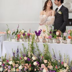 Clark County Floral - Beautiful spring colored flowers for a spring wedding.