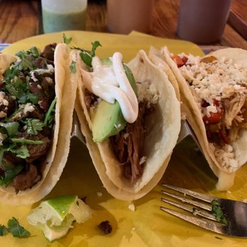 Hacienda Tacos - Carnitas Taco, Barbacoa Taco, Mojo Chicken Taco 4/23/19 - Tacos Near Me - Oklahoma City, Oklahoma
