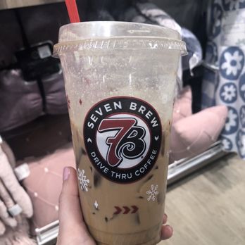 7 Brew Coffee - Delicious coffee ! German Chocolate latte is the one I got with cold foam on top. - Coffee & Tea Near Me - Jacksonville, North Carolina