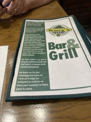 Menu photo 3 Tracy's Bar & Grill Long Beach, CA Menu photo 3 Tracy's Bar & Grill Long Beach, CA