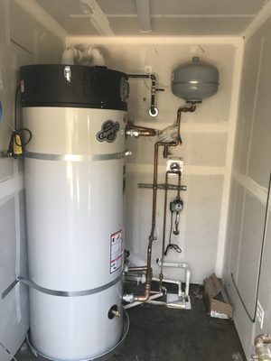 Water heater installation - New laundry facilities water heating system Water heater installation - New laundry facilities water heating system