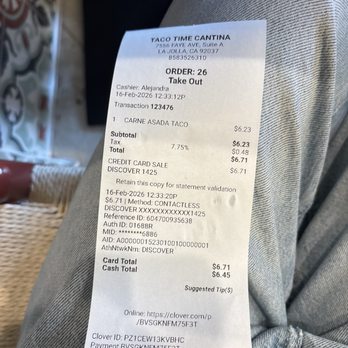 Taco Time Cantina - Mexican Near Me - San Diego, California