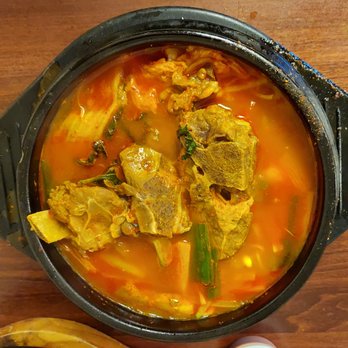 Korean BBQ - an overhead view of a bowl of soup - Korean Near Me - Greenville, South Carolina Korean BBQ - an overhead view of a bowl of soup - Korean Near Me - Greenville, South Carolina
