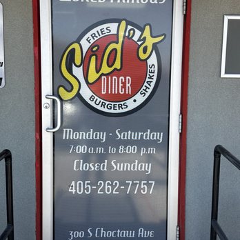 Sid's Diner - Front entrance - Diners Near Me - El Reno, Oklahoma