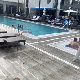 The poolside bar The poolside bar