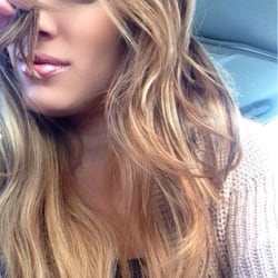 Studio M Salon - The beautiful color she got me to. From brunette to this!!!!! ... And all without bleach. Can't get any better than this.