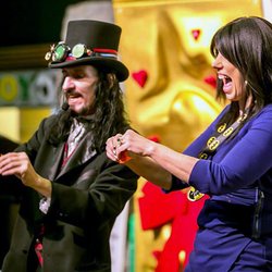 Illusions By Vick - Laughs & Fun on stage at a fund raiser