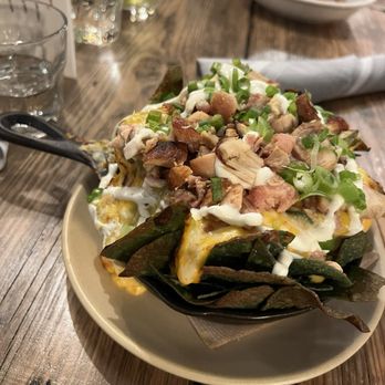 Malibu Farm Restaurant - Malibu nachos ($21) + chicken ($8) - Salad Near Me - Malibu, California Malibu Farm Restaurant - Malibu nachos ($21) + chicken ($8) - Salad Near Me - Malibu, California
