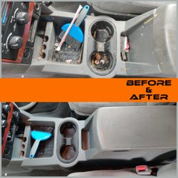 ESV Detailing - Before and after. Interior detail