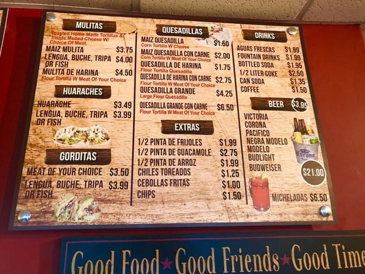 Menu photo 6 La Takiza Escondido, CA
