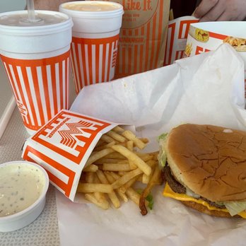 Whataburger - I got the cheeseburger with a chocolate shake. Hubby got a chicken sandwich with a banana pudding shake. That ranch is the good ranch FYI! - Burgers Near Me - Southaven, Mississippi Whataburger - I got the cheeseburger with a chocolate shake. Hubby got a chicken sandwich with a banana pudding shake. That ranch is the good ranch FYI! - Burgers Near Me - Southaven, Mississippi
