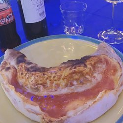 San Michele - Cheese, sausage, and mushroom calzone