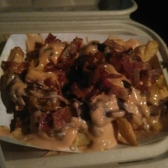 Stewart&Grub - Stewart fries!!!! These fries were delicious! Animal style fries topped with BACON!! - Chicken Wings Near Me - Downey, California Stewart&Grub - Stewart fries!!!! These fries were delicious! Animal style fries topped with BACON!! - Chicken Wings Near Me - Downey, California