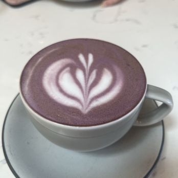 Sweet Maple - Ube latte with espresso shot - New American Near Me - Walnut Creek, California Sweet Maple - Ube latte with espresso shot - New American Near Me - Walnut Creek, California