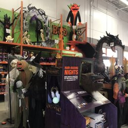 Awesome Halloween decoration shop inside Home Depot Awesome Halloween decoration shop inside Home Depot