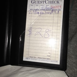 Alondra's Bar & Lounge - This is the price for 2 margaritas!!! And they were horrible!! And since we used a credit card they charged it $30!!!