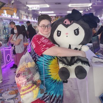 The Claw Arcade - Traded in a sack of plushies for this giant plush :) - Arcades Near Me - Las Vegas, Nevada