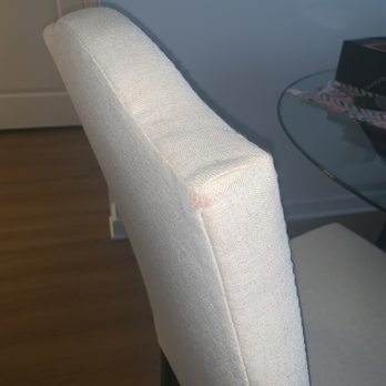 FlatRate Moving - Dirty/damaged chair because movers did not bring or use blankets and truck was half full with someone else's stuff - Movers Near Me