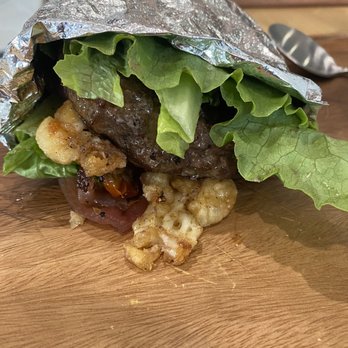 Dannys Corner Kitchen - Bourbon Burger lettuce wrapped - Burgers Near Me - Tarzana, California Dannys Corner Kitchen - Bourbon Burger lettuce wrapped - Burgers Near Me - Tarzana, California