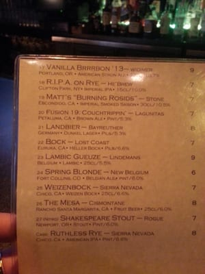 Menu photo 4 The Surly Goat West Hollywood, CA Menu photo 4 The Surly Goat West Hollywood, CA