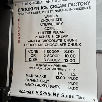 Brooklyn Ice Cream Factory - Ice Cream & Frozen Yogurt Near Me - Brooklyn, New York Brooklyn Ice Cream Factory - Ice Cream & Frozen Yogurt Near Me - Brooklyn, New York
