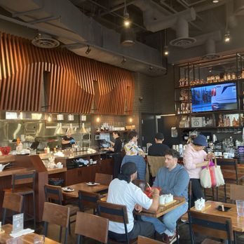 Jinya Ramen Bar - Kitchen and seating area. - Ramen Near Me - Burnaby, British Columbia