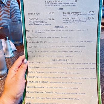 Bibas Courtyard Grill - Front of the Drink Menu at Bibas - American Near Me - Honolulu, Hawaii Bibas Courtyard Grill - Front of the Drink Menu at Bibas - American Near Me - Honolulu, Hawaii