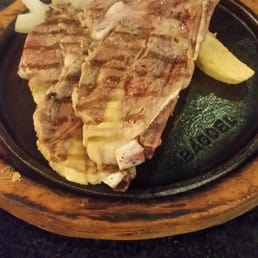 Ordered the aguja norteña. Tasty and tender. Served with onions and potato wedges. Ordered the aguja norteña. Tasty and tender. Served with onions and potato wedges.