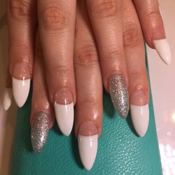 Natural Nails Spa - In love with my half moon French gel acrylic!  Done be MiMi. this December makes one year I have been dedicated to this salon.