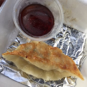 Kamen - Gyoza (I got three, but ate two of them before I remembered to take a photo!) - Soup Near Me - Mississauga, Ontario Kamen - Gyoza (I got three, but ate two of them before I remembered to take a photo!) - Soup Near Me - Mississauga, Ontario