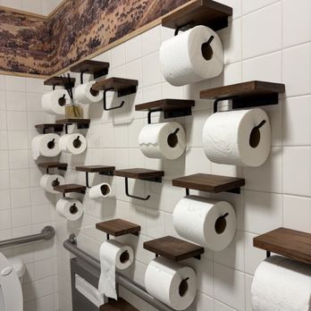Kajiken - The most amusing wall of  toilet paper rolls - Ramen Near Me - Fullerton, California