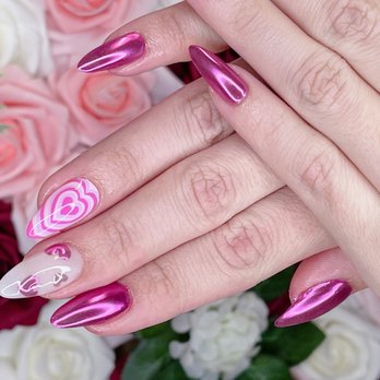 OOMPH Beauty Studio - Gel X with Valentine's Design - Eyelash Service Near Me - Northridge, California OOMPH Beauty Studio - Gel X with Valentine's Design - Eyelash Service Near Me - Northridge, California