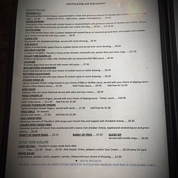 Timothy's Pub - View 2 of the menu - Pubs Near Me - Gaylord, Michigan Timothy's Pub - View 2 of the menu - Pubs Near Me - Gaylord, Michigan