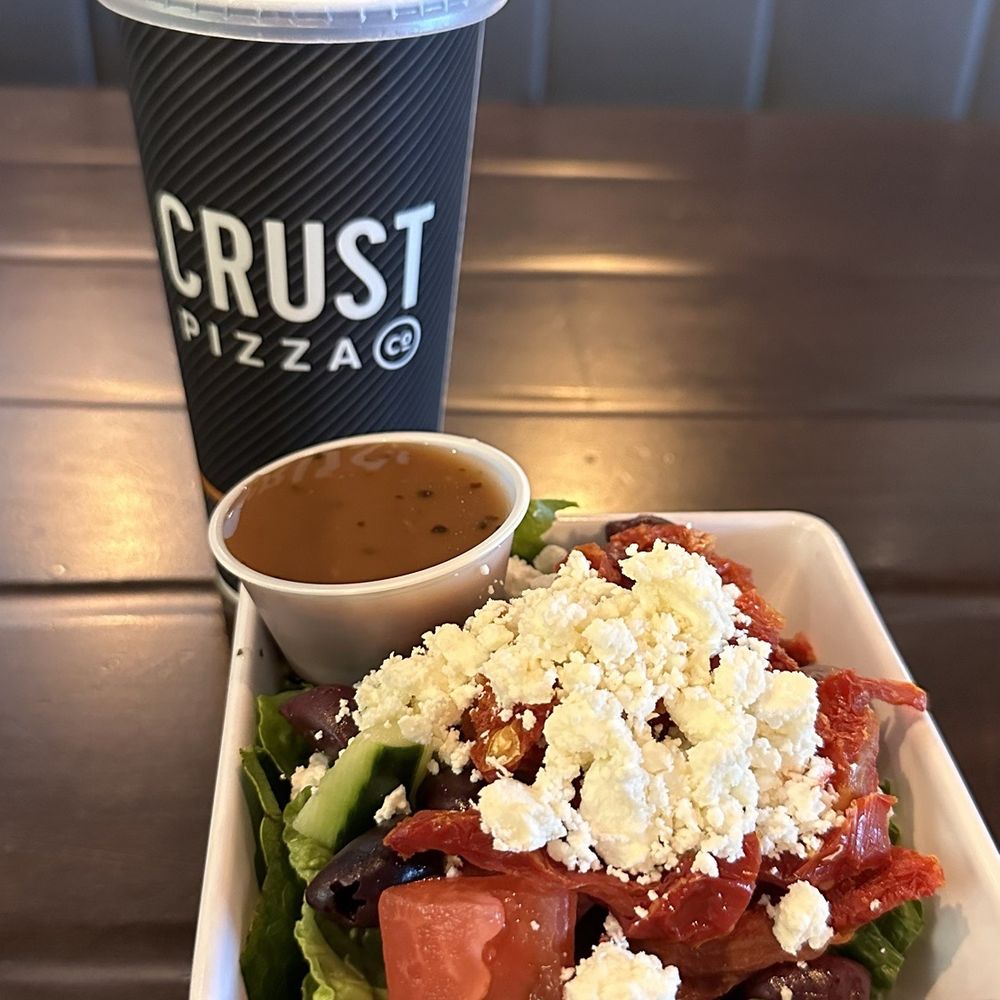 Crust Pizza - Greek salad - Pizza Near Me - Cypress, Texas