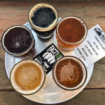 Faction Brewing - Flight of the day with 5 pre-selected beers - $12.50 - Breweries Near Me - Alameda, California