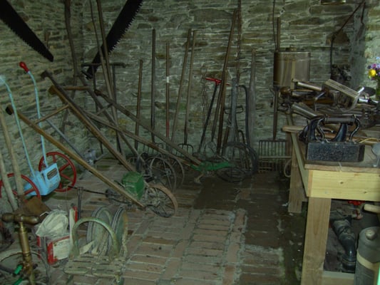 Photo of The Lost Gardens of Heligan - St.Austell, CON, GB. The Tool Shed. April 2009.