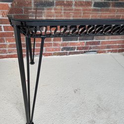 Table and matching chairs came out with beautiful detail that shows up better with the shiny finish.