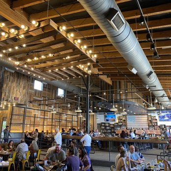 The Rustic - Inside, we had a high top for 4 - New American Near Me - Dallas, Texas