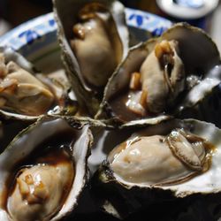 Pacific Seafood Distribution - Oysters (yummy) topped with shoyu sauce n calamansi & minced onions *5/10/24